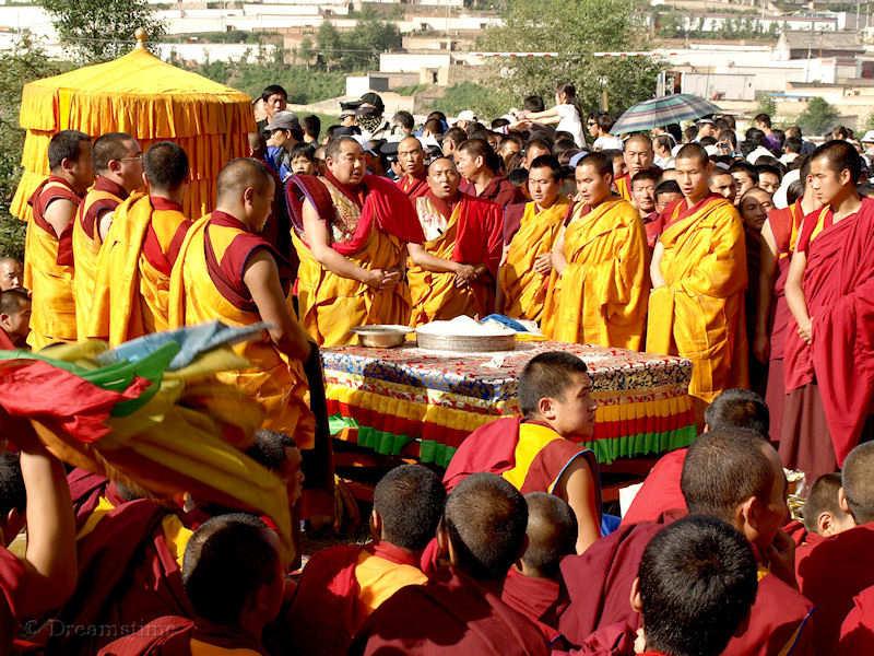 Qinghai, monks, Buddhism, people