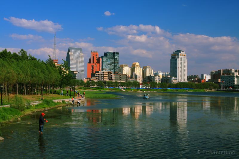 Jilin, Changchun, lake