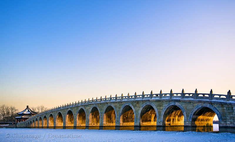 Ming dynasty, Summer Palace, bridge, Beijing