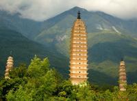 Dali Lake,San Ta pagodas,Yunnan