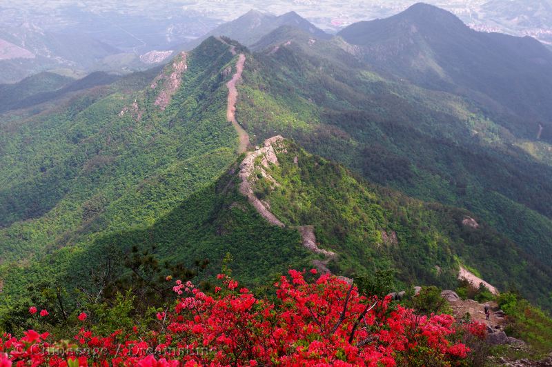 Zhejiang, montanhas, vista