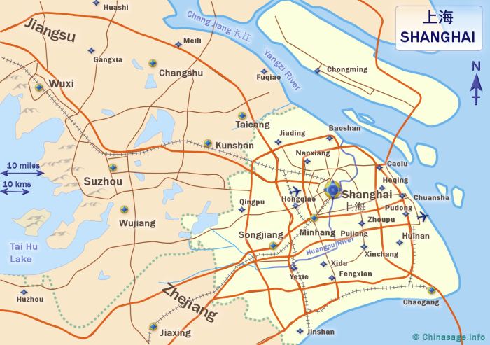 Map of Shanghai,Shanghai province map