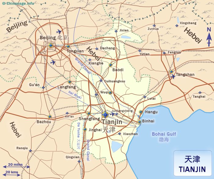 Map of Tianjin,Tianjin province map