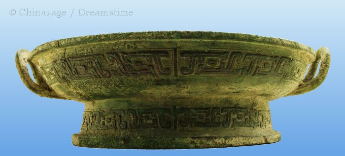 Zhou dynasty, bronze, dish