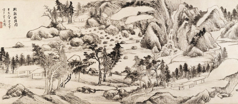 artist, landscape, Dong Qichang