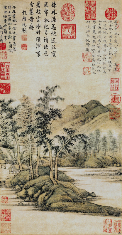 artist, Ni Zan, landscape