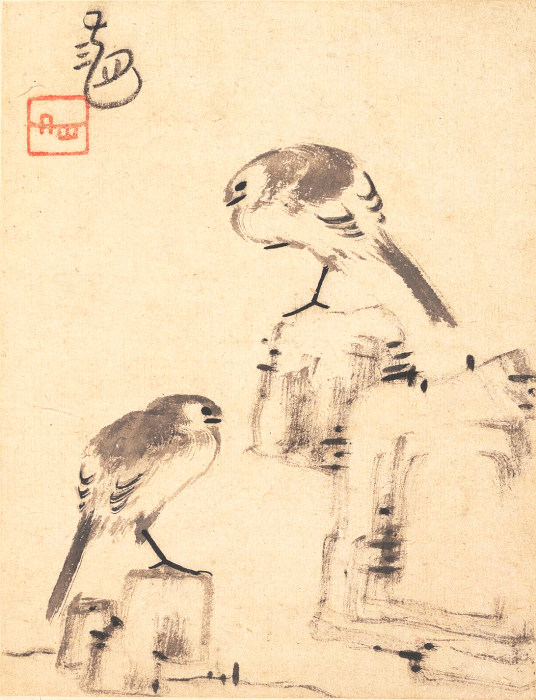 artist, bird, Zhu Da, Bada Shanren