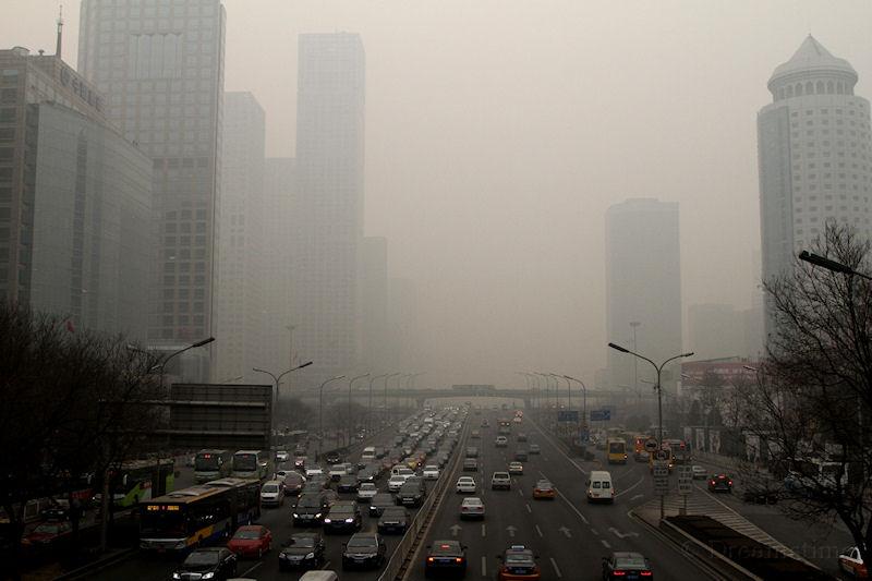 Beijing, modern housing, pollution, congestion, car