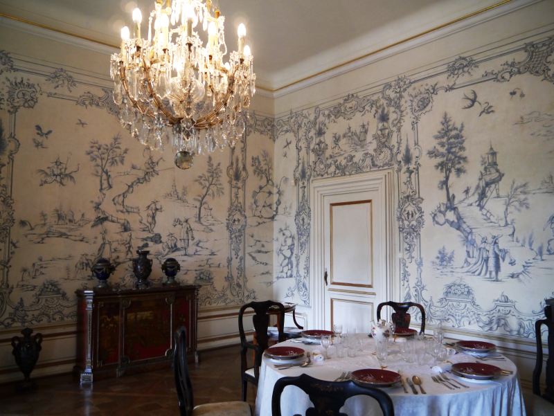 chinoiserie, wallpaper, Chinese room