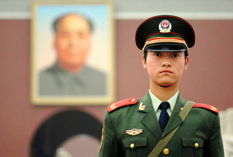 soldier, Tiananmen Square, Beijing