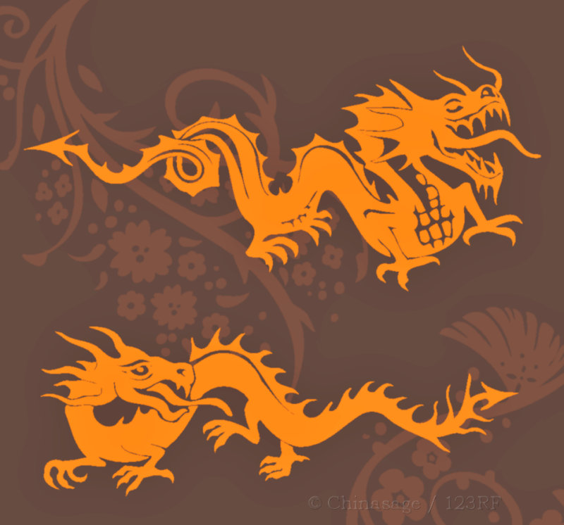 dragon, vector