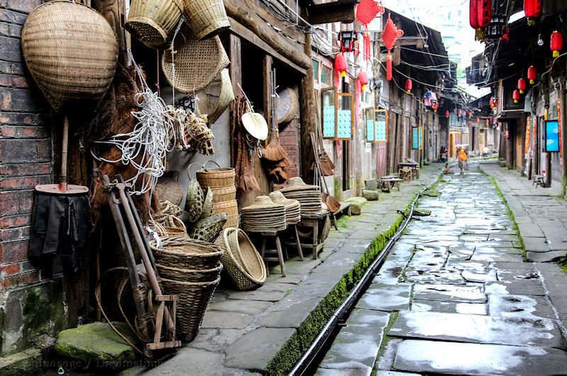 Sichuan, building, street