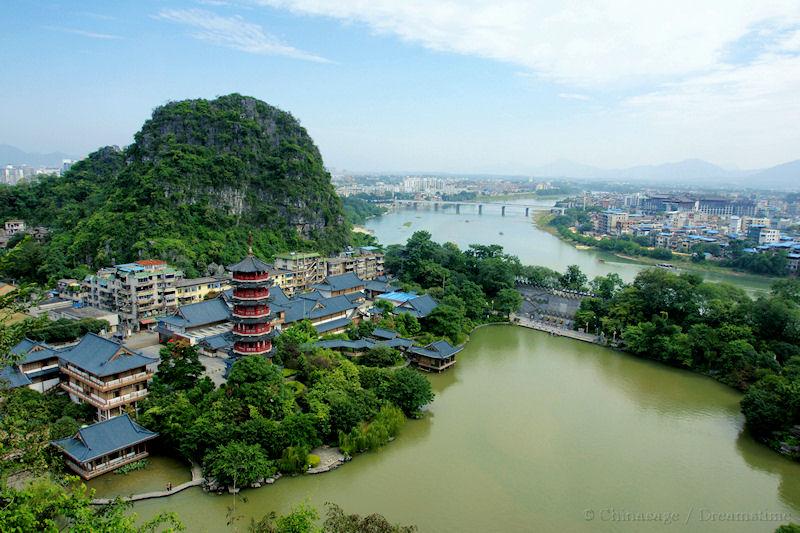 Guangxi, Guilin, view, landform