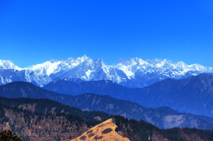 Guizhou, view, mountains