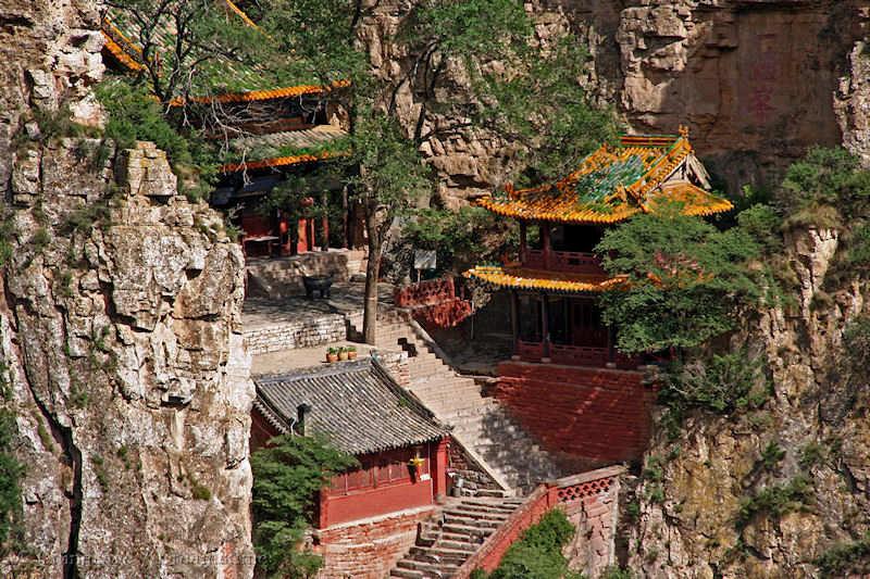 Shanxi, temple, mountains