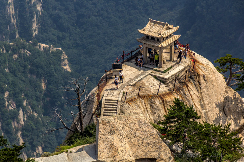 Hua shan, Shaanxi, chess pavilion