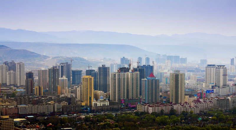 Gansu, Lanzhou, modern housing