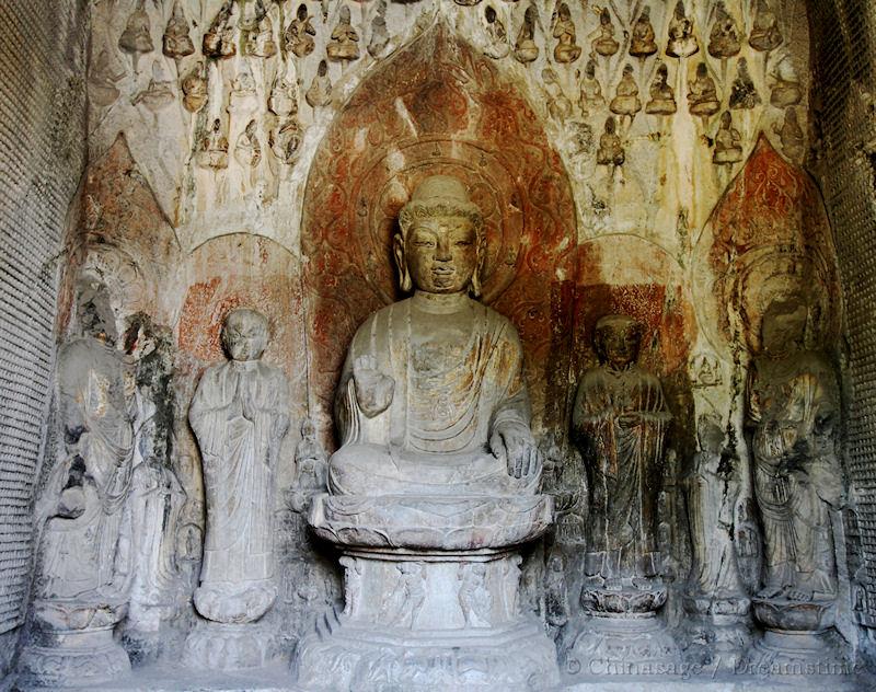 Sui dynasty, Longmen Grottoes, Henan, deity, Buddhism