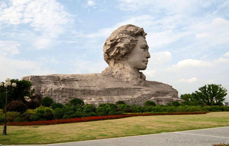 Hunan, Changsha, Mao Zedong, PRC, sculpture