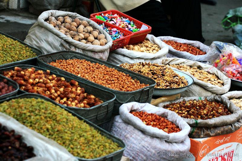 Xinjiang, Urumqi, market, spices