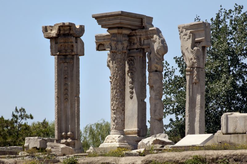 Beijing, Old Summer Palace, architecture, ruin