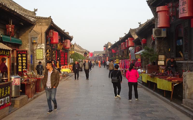 pingyao, street, shanxi