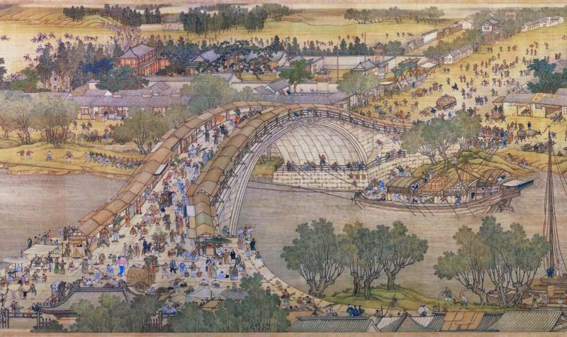 kaifeng, qingming, scroll