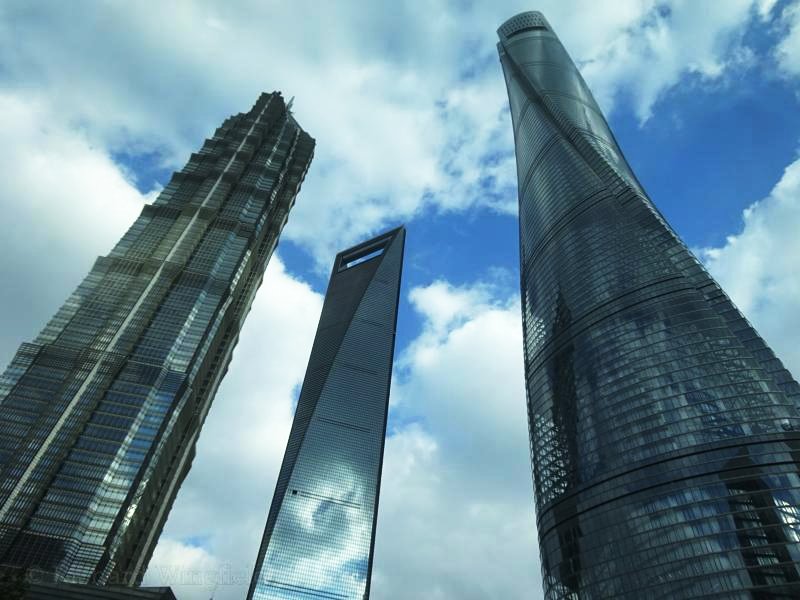 shanghai, sky scrapers