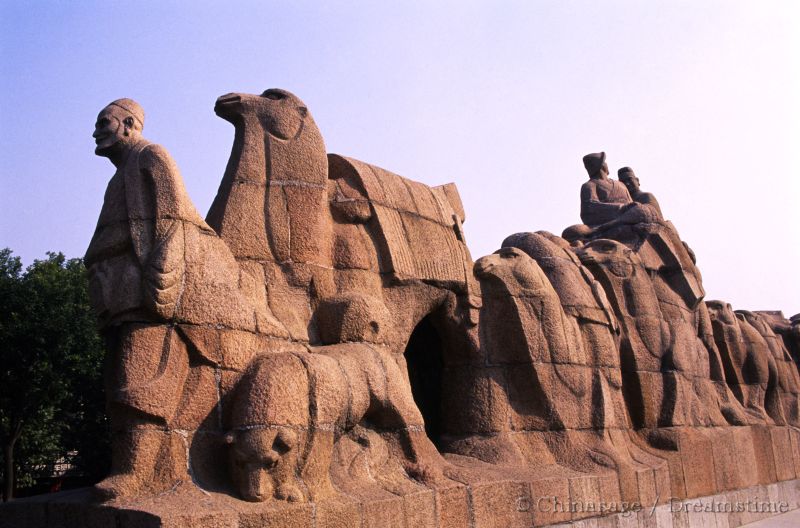 silk road, Xian, sculpture