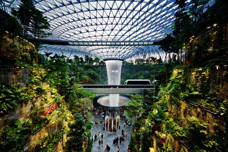 Singapore, airport, vortex, gardens
