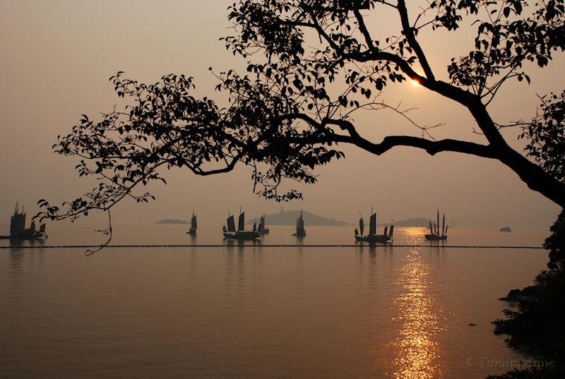 Jiangsu, Taihu Lake, Wuxi, boat