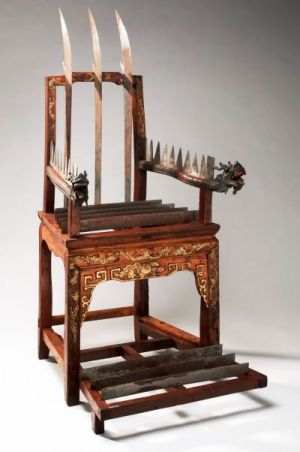 torture, knife chair