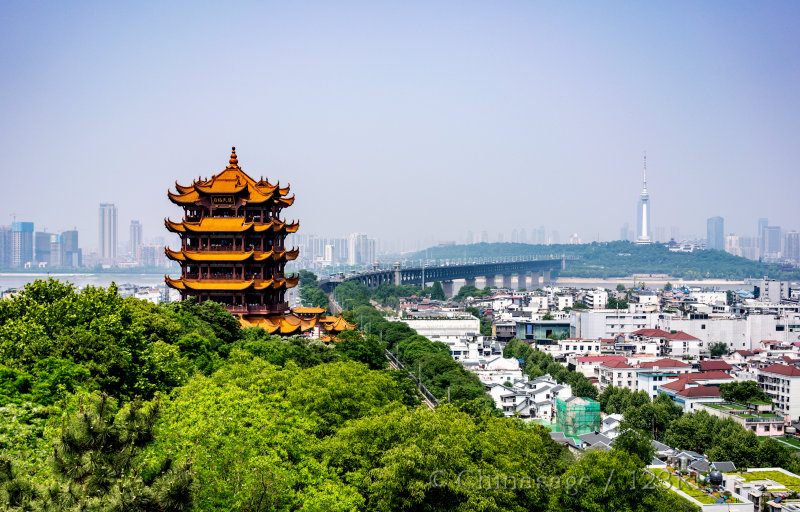 Wuhan, pavilion, Hubei, city