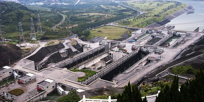 Yangzi River, three gorges dam, river, lock