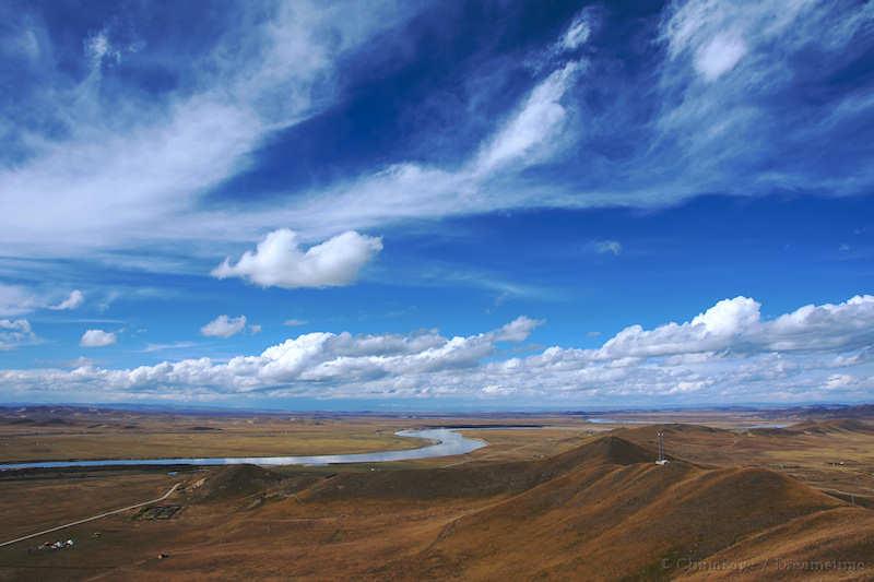 Yellow river, view, river