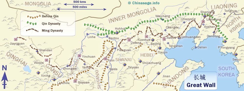 Great Wall of China: Length, History, Map, Why & When Built It