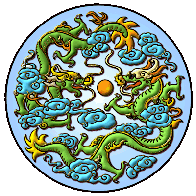 dragon,moon